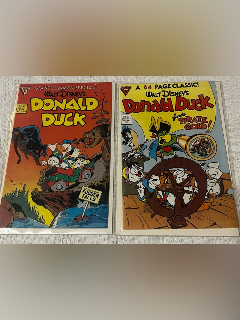 📚 Vintage Walt Disney’s Donald Duck Comics – Gladstone (2-Pack)